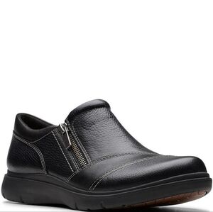 NWOT Clarks Women's Certina Pure Slip On Loafer Black‎ Size 9.5